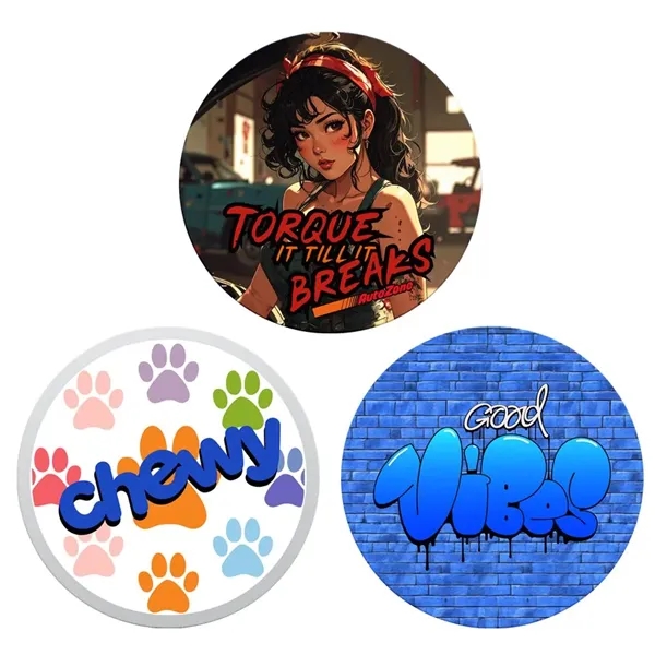 4" Circular All-Purpose Sticker... from ASI 88060 Snugz/USA Inc