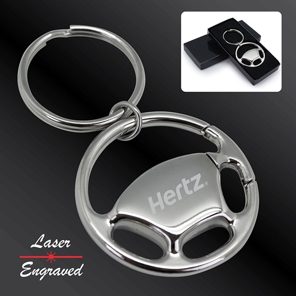 Double sided, steering wheel key tag with gloss finish. Packaged in... from ASI 30112 ACE Products