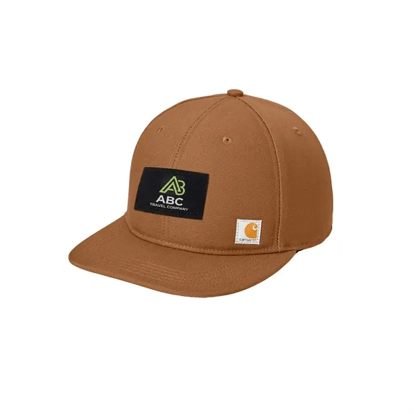 High-profile cotton duck cap with flat brim and imprint-ready structure, ideal... from ASI 72657 Active Life Promo / Active Life