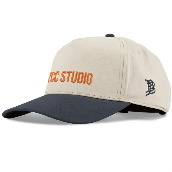Water-repellent canvas 5-panel hat with vintage fade and minimalist style, ideal... from ASI 72657 Active Life Promo / Active Life