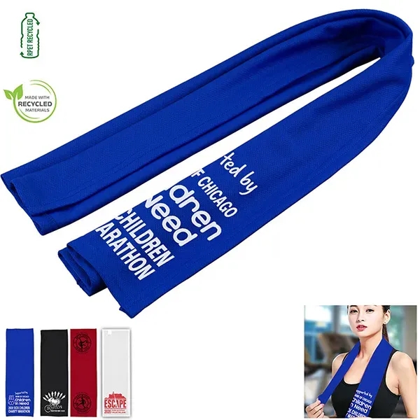 12" x 36" cooling towel with hemmed edges and customization.... from ASI 62660 Innovation Line