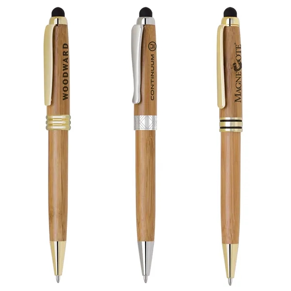 Premade single pen set with bamboo ballpoint stylus pen and bamboo... from ASI 68190 Lungsal / Lungsal