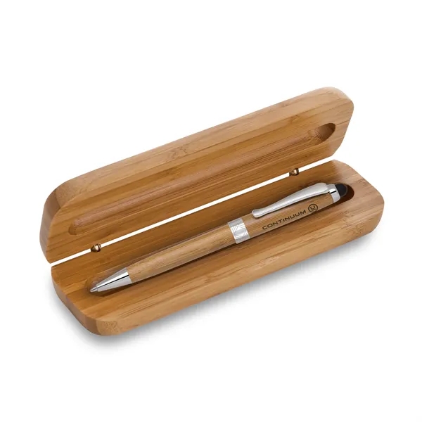 Premade single pen set with bamboo ballpoint stylus pen and bamboo... from ASI 68190 Lungsal / Lungsal