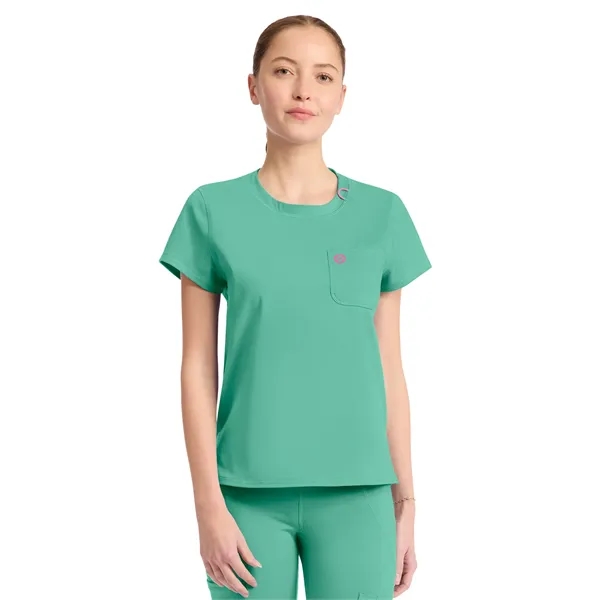Med Couture - MC AMP KNIT - Women's 2-Pocket Crew Neck... from ASI 86018 Scrub Authority
