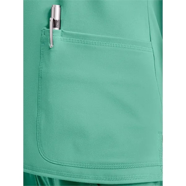 Med Couture - MC AMP KNIT - Women's 3-Pocket V-Neck Top... from ASI 86018 Scrub Authority