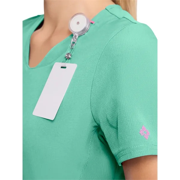 Med Couture - AMP - Women's 3-Pocket V-Neck Scrub Top... from ASI 86018 Scrub Authority