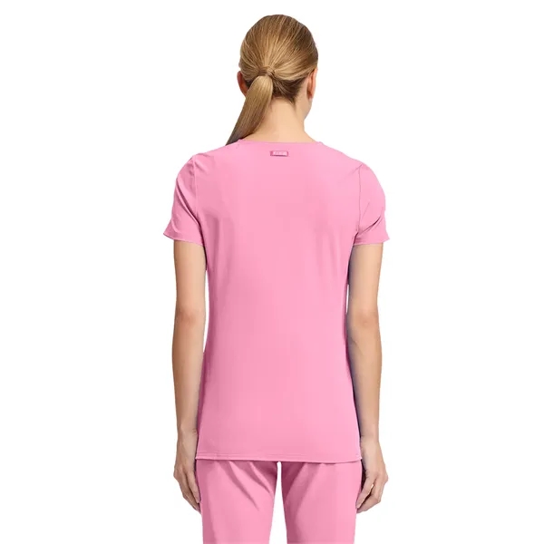 Med Couture - AMP - Women's 3-Pocket V-Neck Scrub Top... from ASI 86018 Scrub Authority