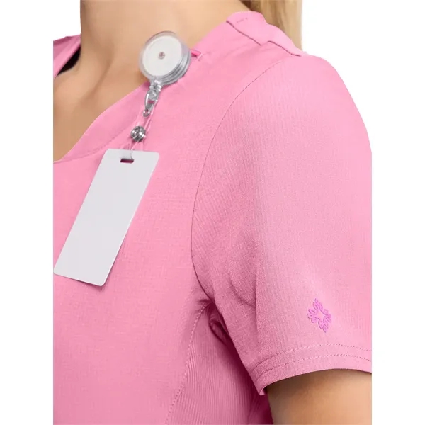 Med Couture - AMP - Women's 3-Pocket V-Neck Scrub Top... from ASI 86018 Scrub Authority