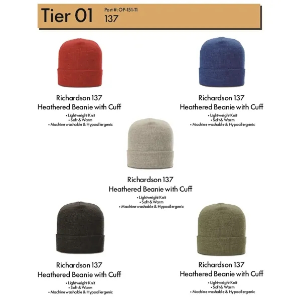 Genuine Leather Patch Beanie - Riveted... from ASI 75126 Oowee Products