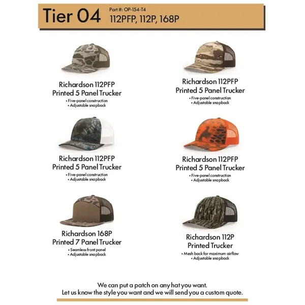 Full-grain leather patch sewn onto a quality hat.... from ASI 75126 Oowee Products