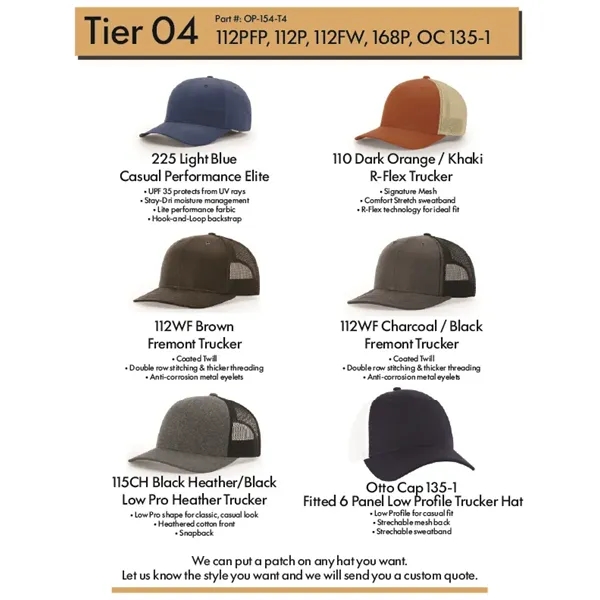 Full-grain leather patch sewn onto a quality hat.... from ASI 75126 Oowee Products