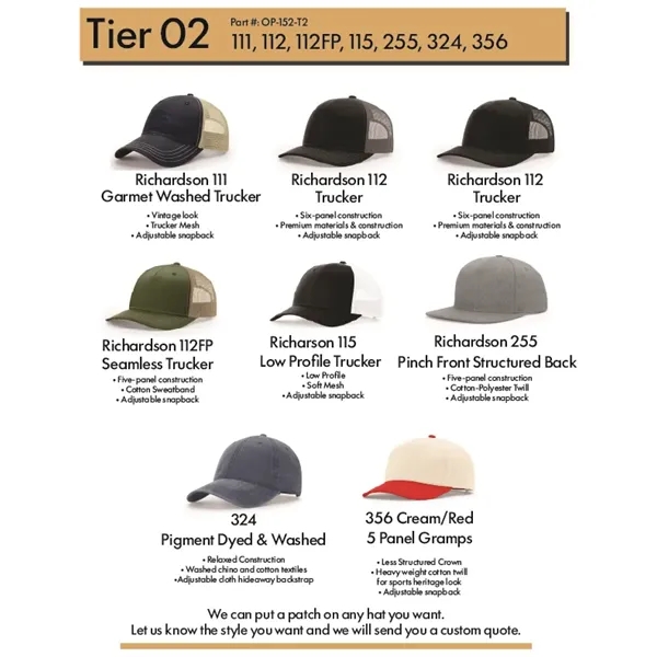 Genuine Leather Patch Beanie - Richardson 146 Waffle Beanie... from ASI 75126 Oowee Products