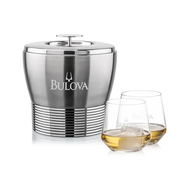 The Genoa Ice Bucket & On-the-Rocks Set is designed for effortless... from ASI 84592 St Regis Group