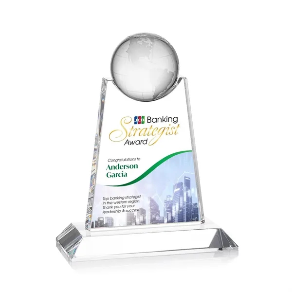 Netherford Globe VividPrint™ Award - Clear... from ASI 84592 St Regis Group / St Regis