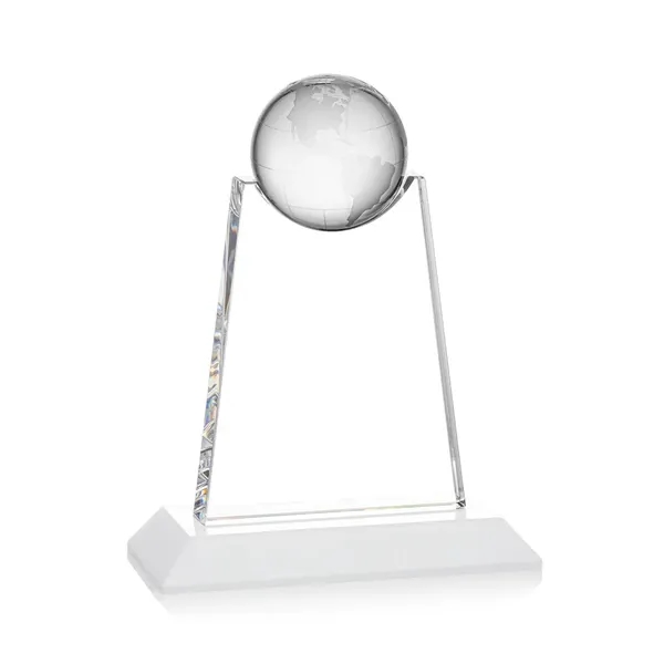 Netherford Globe VividPrint™ Award - White... from ASI 84592 St Regis Group / St Regis