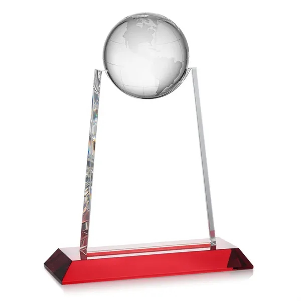 Netherford Globe VividPrint™ Award - Red... from ASI 84592 St Regis Group / St Regis