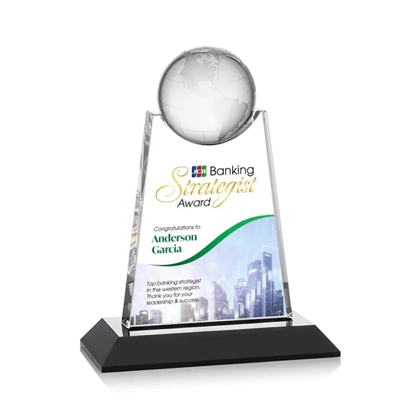 Netherford Globe VividPrint™ Award - Black... from ASI 84592 St Regis Group / St Regis