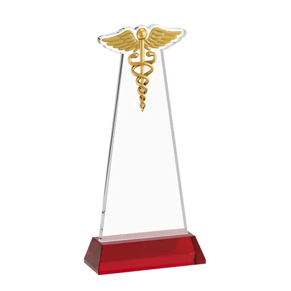 Caduceus VividPrint™ Award on Hartford Base - Red... from ASI 84592 St Regis Group / St Regis
