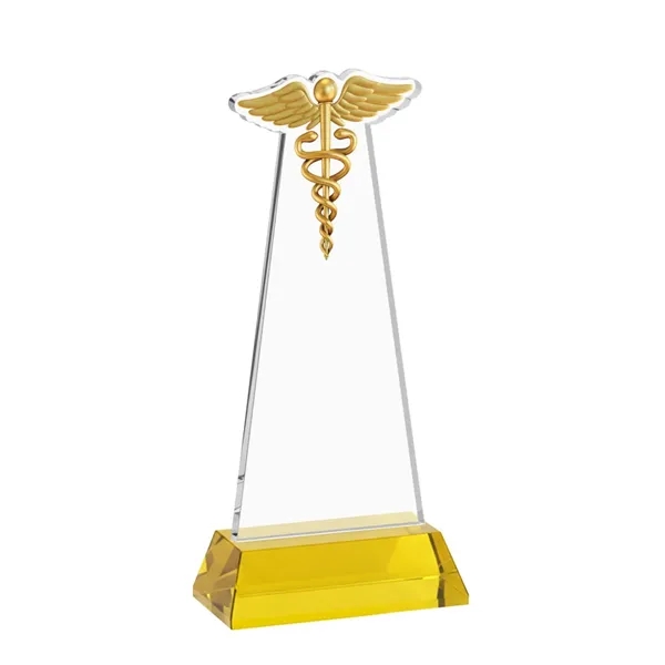 Caduceus VividPrint™ Award on Hartford Base - Gold... from ASI 84592 St Regis Group / St Regis