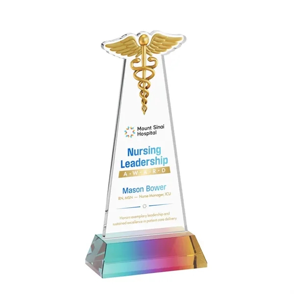 Caduceus VividPrint™ Award on Hartford Base - Prismatic... from ASI 84592 St Regis Group / St Regis