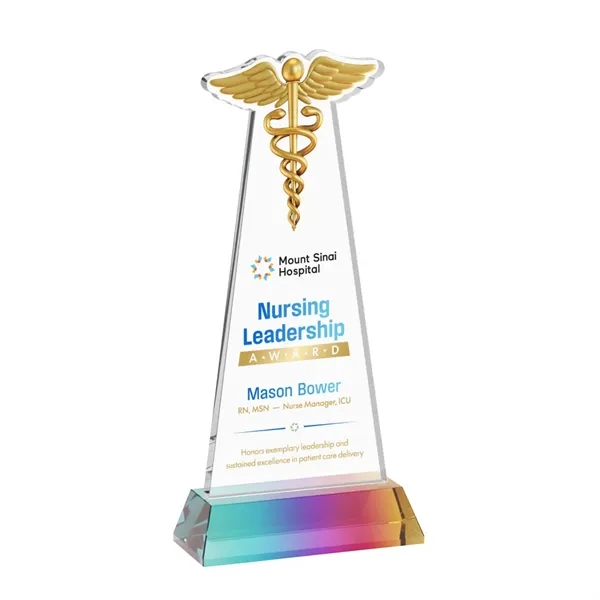 Caduceus VividPrint™ Award on Hartford Base - Prismatic... from ASI 84592 St Regis Group / St Regis