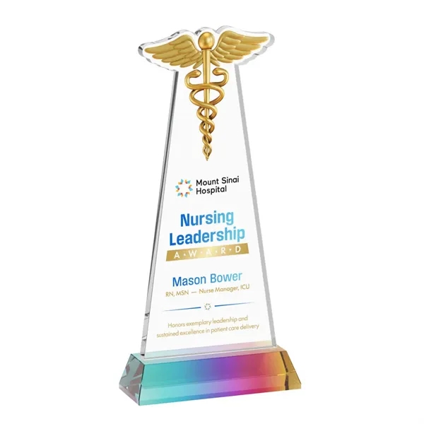 Caduceus VividPrint™ Award on Hartford Base - Prismatic... from ASI 84592 St Regis Group / St Regis