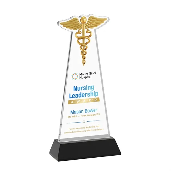 Caduceus VividPrint™ Award on Hartford Base - Black... from ASI 84592 St Regis Group / St Regis