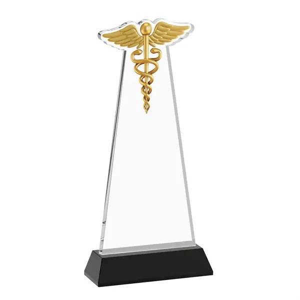 Caduceus VividPrint™ Award on Hartford Base - Black... from ASI 84592 St Regis Group / St Regis