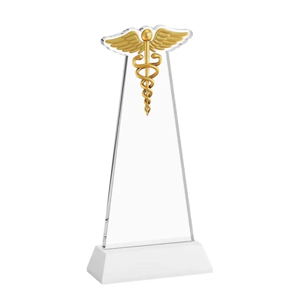 Caduceus Award on Hartford Base - White... from ASI 84592 St Regis Group / St Regis