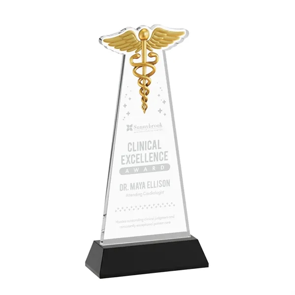 Caduceus Award on Hartford Base - Black... from ASI 84592 St Regis Group / St Regis