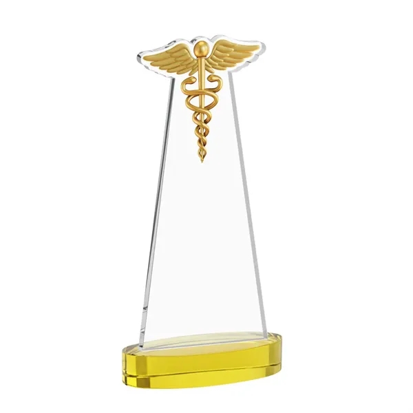 Caduceus VividPrint™ Award on Alberton Base - Gold... from ASI 84592 St Regis Group / St Regis