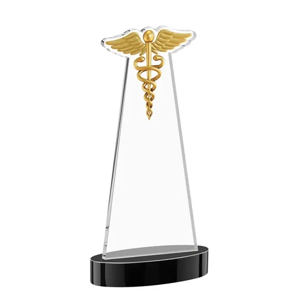 Caduceus VividPrint™ Award on Alberton Base - Black... from ASI 84592 St Regis Group / St Regis