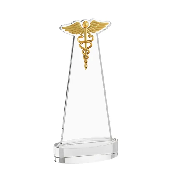 Caduceus VividPrint™ Award on Alberton Base - Clear... from ASI 84592 St Regis Group / St Regis
