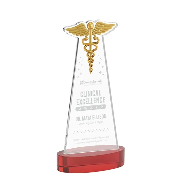 Caduceus Award on Alberton Base - Red... from ASI 84592 St Regis Group / St Regis