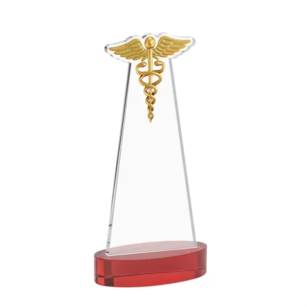 Caduceus Award on Alberton Base - Red... from ASI 84592 St Regis Group / St Regis
