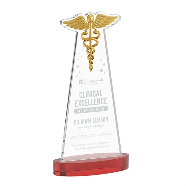 Caduceus Award on Alberton Base - Red... from ASI 84592 St Regis Group / St Regis
