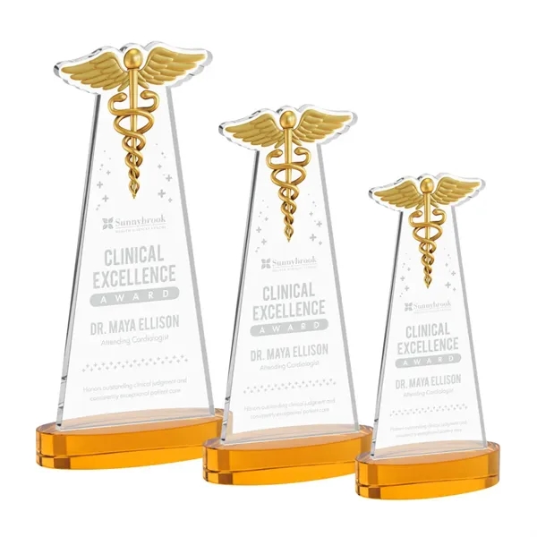 Caduceus Award on Alberton Base - Amber... from ASI 84592 St Regis Group / St Regis