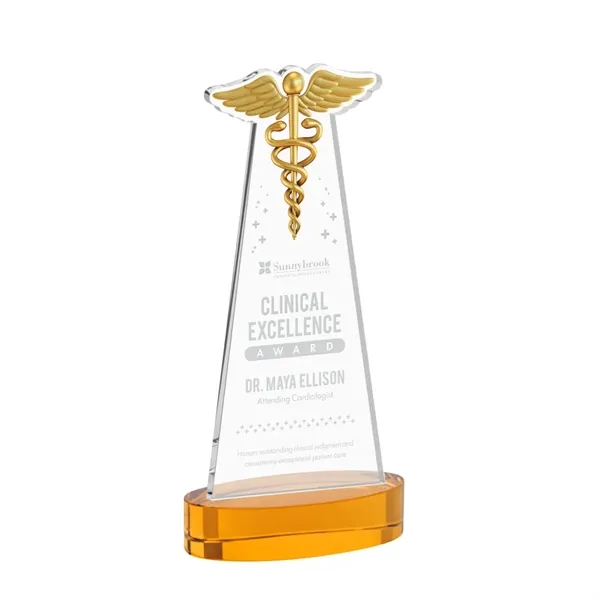 Caduceus Award on Alberton Base - Amber... from ASI 84592 St Regis Group / St Regis
