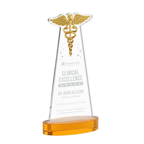 Caduceus Award on Alberton Base - Amber... from ASI 84592 St Regis Group / St Regis