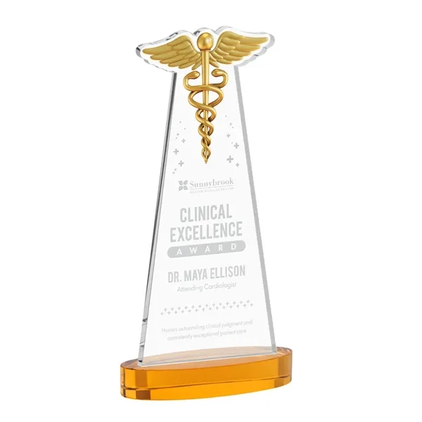 Caduceus Award on Alberton Base - Amber... from ASI 84592 St Regis Group / St Regis