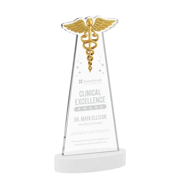 Caduceus Award on Alberton Base - White... from ASI 84592 St Regis Group / St Regis