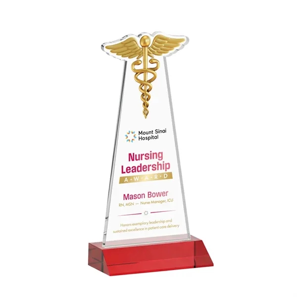 Caduceus VividPrint™ Award - Red... from ASI 84592 St Regis Group / St Regis