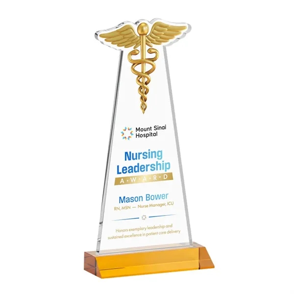 Caduceus VividPrint™ Award - Amber... from ASI 84592 St Regis Group / St Regis