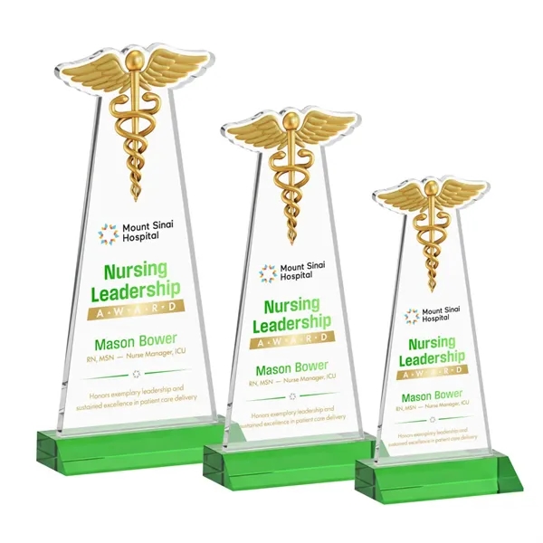 Caduceus VividPrint™ Award - Green... from ASI 84592 St Regis Group / St Regis