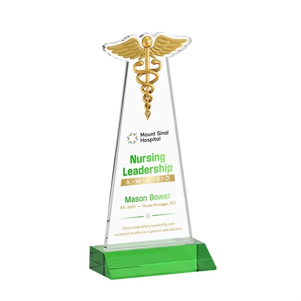 Caduceus VividPrint™ Award - Green... from ASI 84592 St Regis Group / St Regis