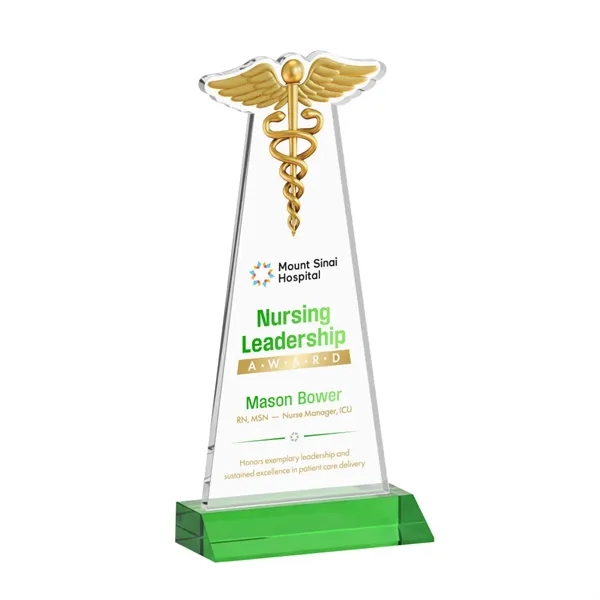 Caduceus VividPrint™ Award - Green... from ASI 84592 St Regis Group / St Regis