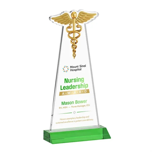 Caduceus VividPrint™ Award - Green... from ASI 84592 St Regis Group / St Regis