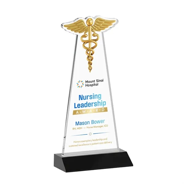 Caduceus VividPrint™ Award - Black... from ASI 84592 St Regis Group / St Regis