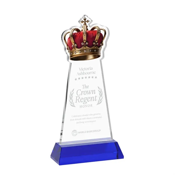 Item #AWS4406-L Crown Award on Hartford Base - Blue