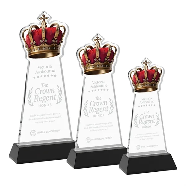 Item #AWS4406-K Crown Award on Hartford Base - Black